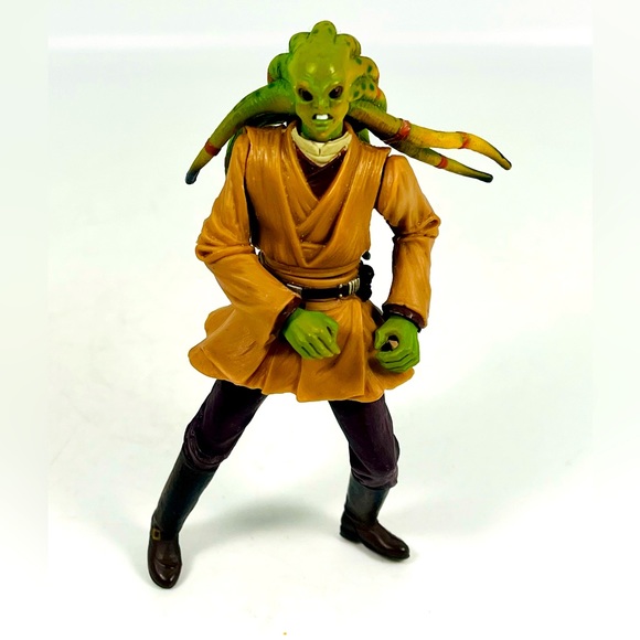 Star Wars Kit Fisto 3.75" action figure Hasbro 2001 Attack of the Clones Loose - Picture 1 of 8
